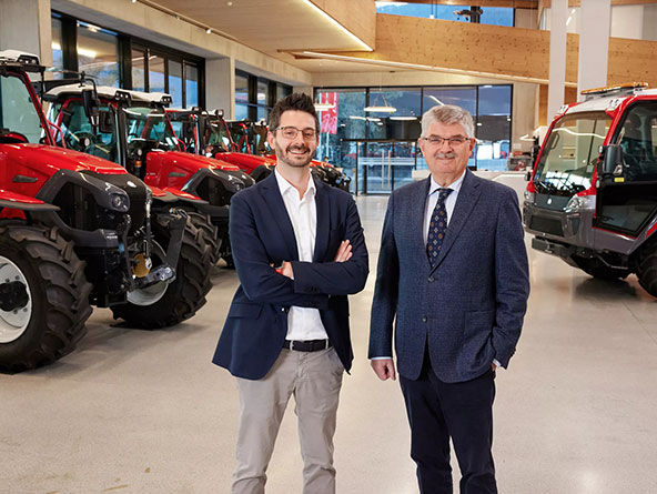 Bild: Lindner setzt auf Technik, Innovation und Kundennähe. Das Familienunternehmen erzielt mit Traktoren und Universaltransportern einen Exportanteil von 60 Prozent.