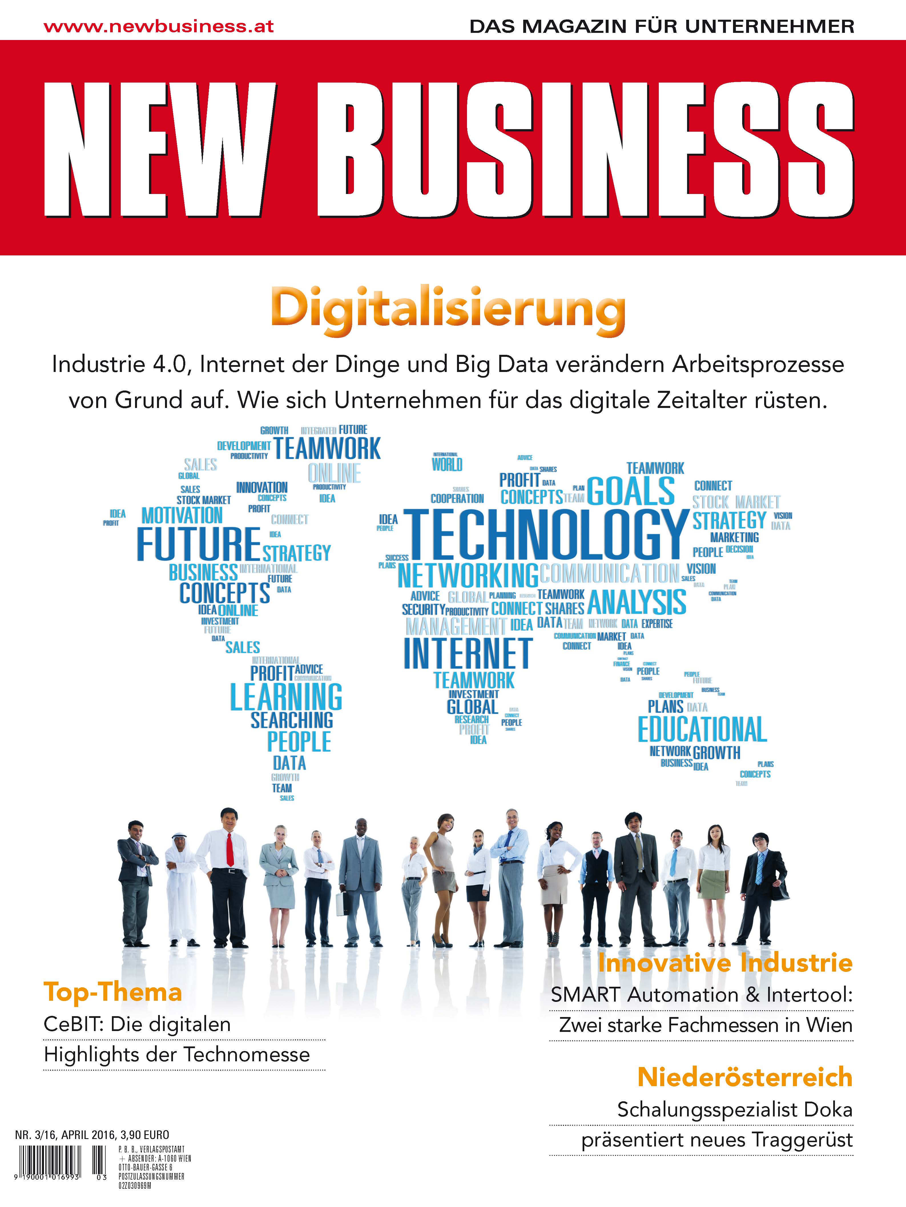 Cover: NEW BUSINESS - NR. 3, APRIL 2016
