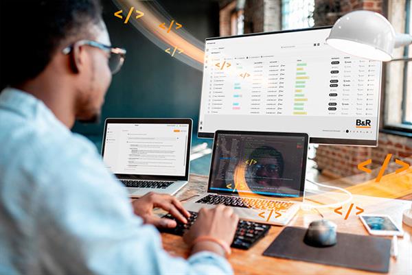 Bild: B&R stellt eine Entwicklungsumgebung mit cloudbasierter Zusammenarbeit und KI-Assistenten vor. 