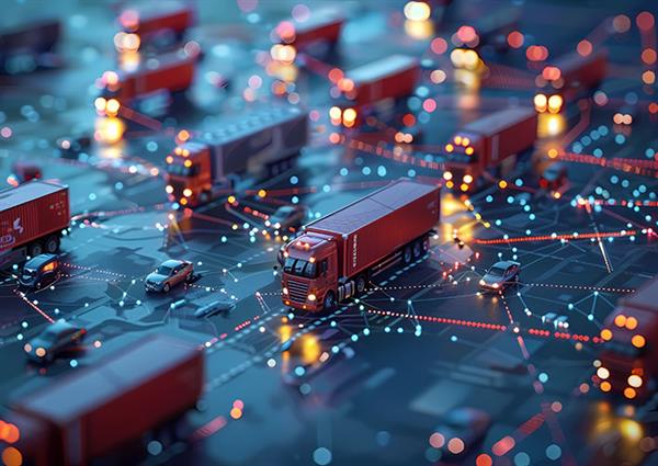 Bild: Das Teilen von Ressourcen, insbesondere von Daten, wird die Logistik effizienter, kostengünstiger, transparenter und klimafreundlicher ­machen, sagen Forscherinnen und Forscher von Fraunhofer Austria.