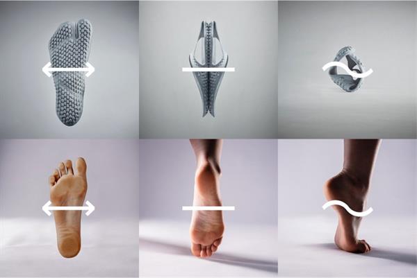 Bild: Sandale aus dem 3D-Drucker