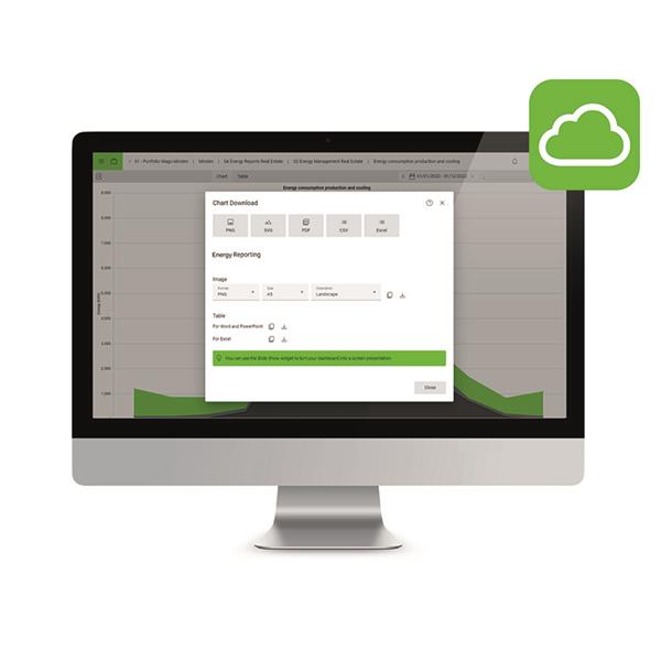 Bild: Cloud Service für das Energy Reporting