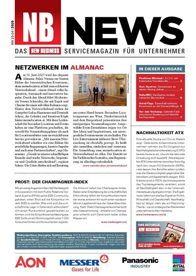 Cover: NEW BUSINESS News - 23-24/2025