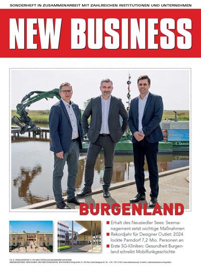 Cover: NEW BUSINESS Bundeslandspecial - BURGENLAND 2025