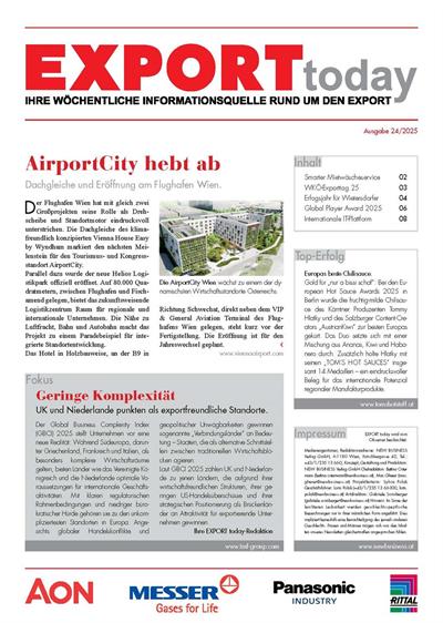 Cover: EXPORT today online - 24/2025