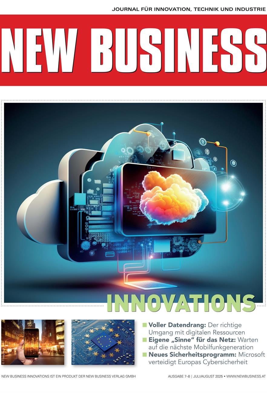 Cover: NEW BUSINESS Innovations - NR. 07/08, JULI/AUGUST 2025