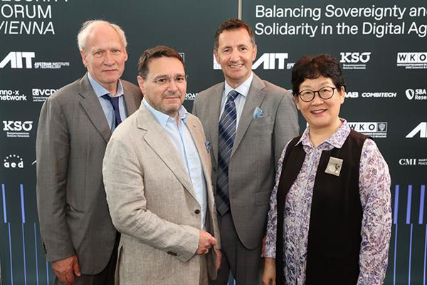 Bild: Beim International Digital Security Forum 2025 diskutierten internationale Expert:innen über die Zukunft souveräner Datenräume. 