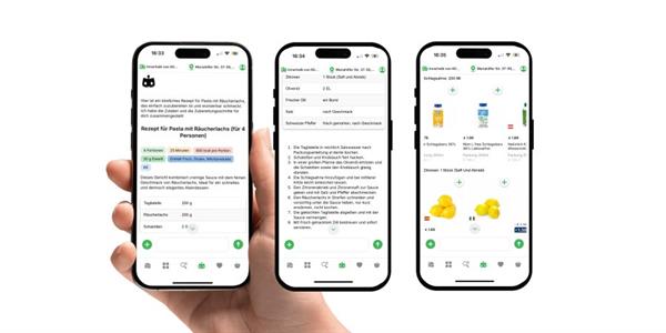 Bild: Online-Supermarkt mit KI-Einkaufsassistent