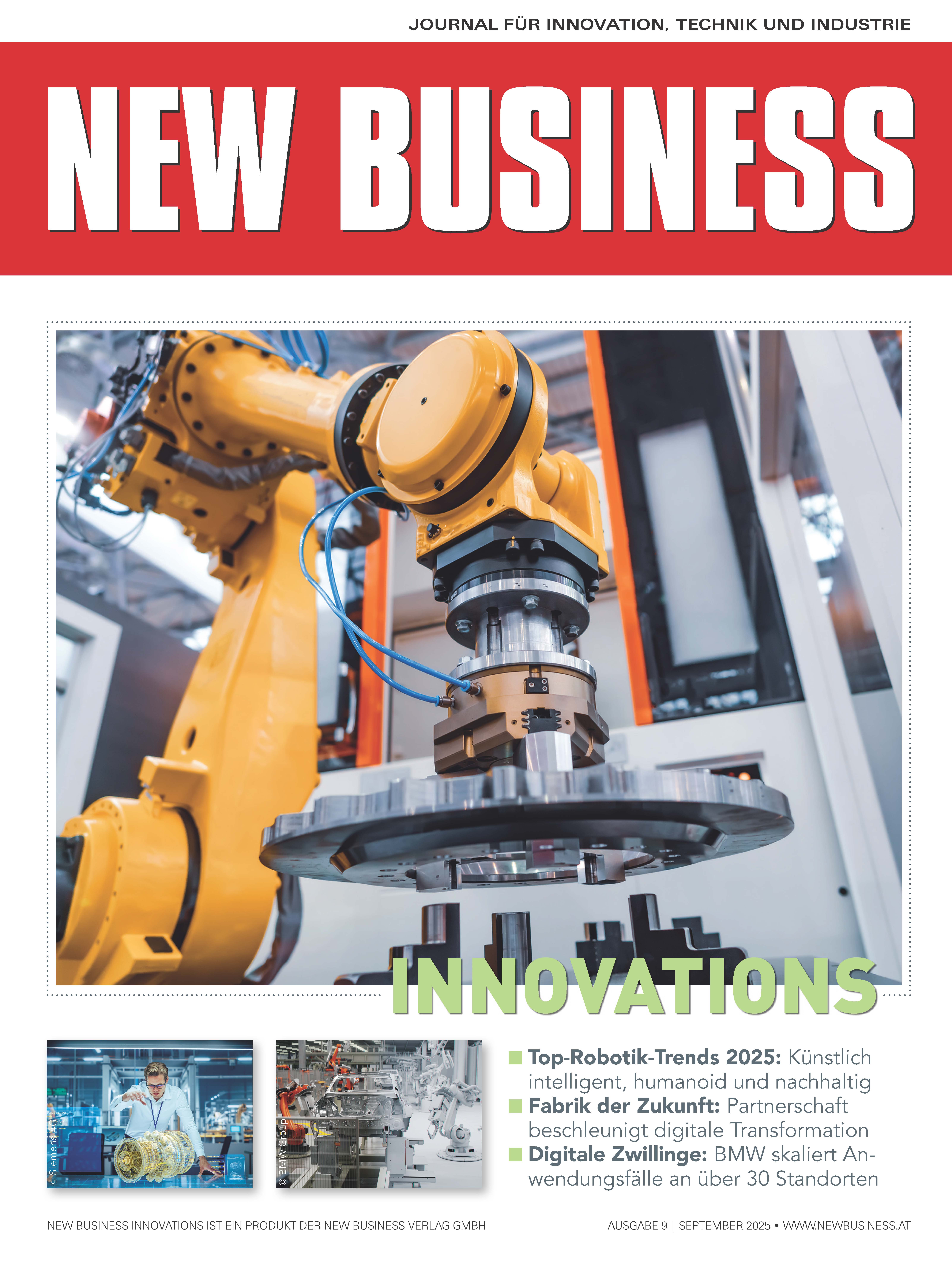 Cover: NEW BUSINESS Innovations - NR. 09, SEPTEMBER 2025