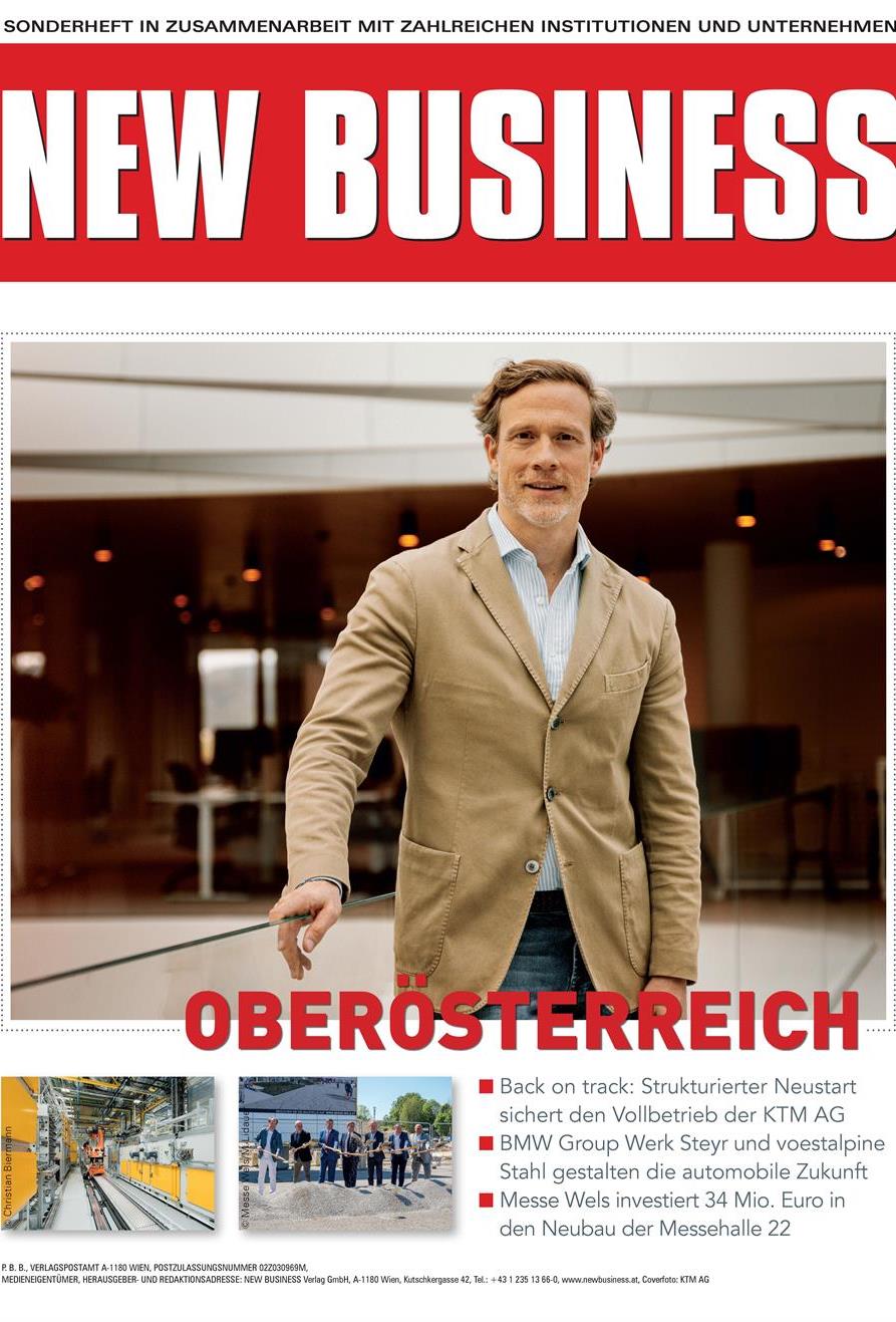 Cover: NEW BUSINESS Bundeslandspecial - OBERÖSTERREICH 2025