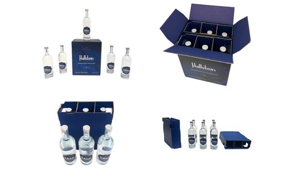 Bild: Wellpappe-Schutzverpackung für artesisches Wasser