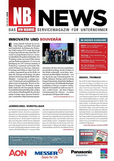 Cover: NEW BUSINESS News - 42-43/2025