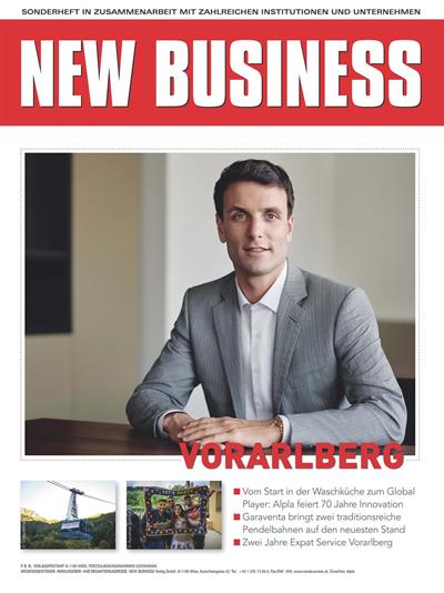 Cover: NEW BUSINESS Bundeslandspecial - VORARLBERG 2025