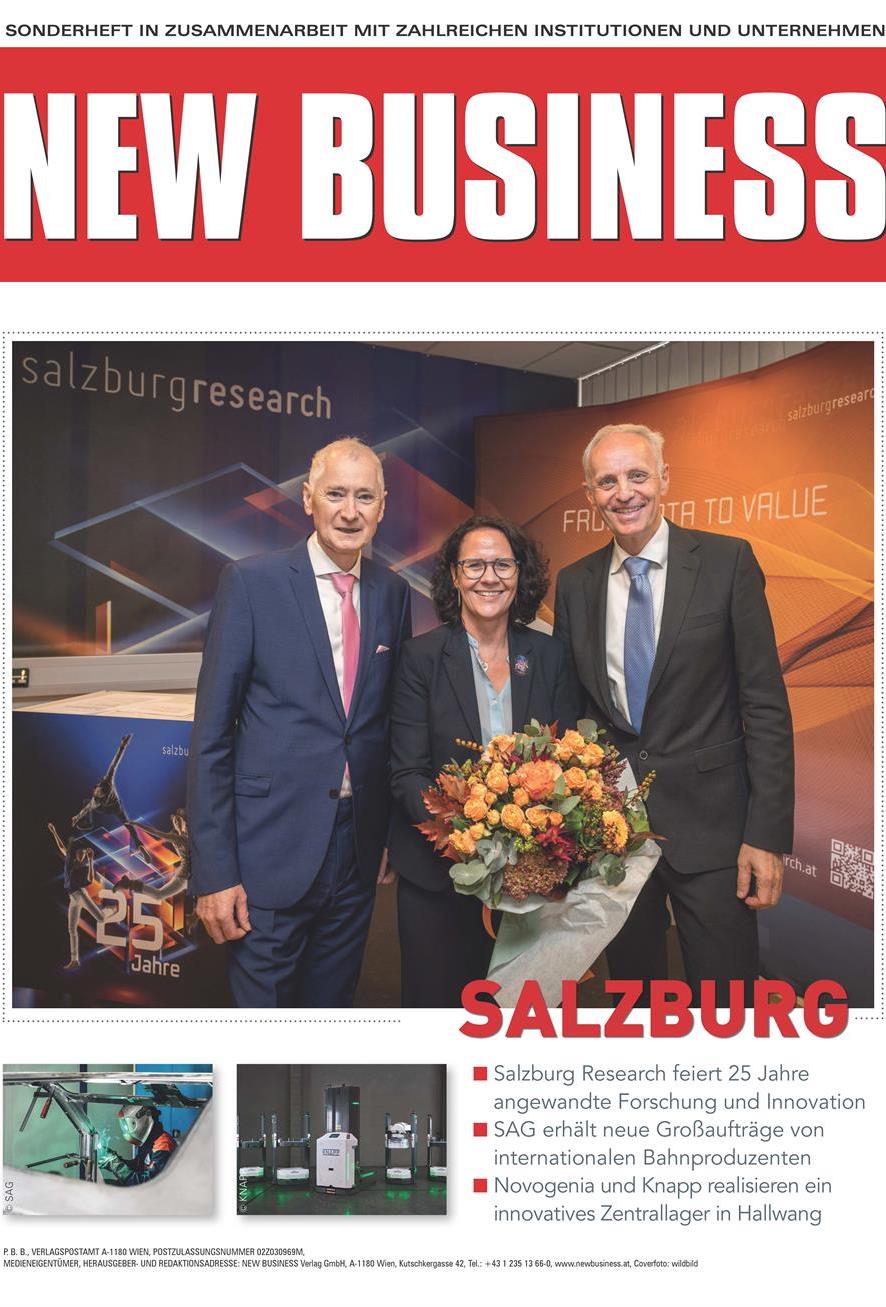 Cover: NEW BUSINESS Bundeslandspecial - SALZBURG 2025