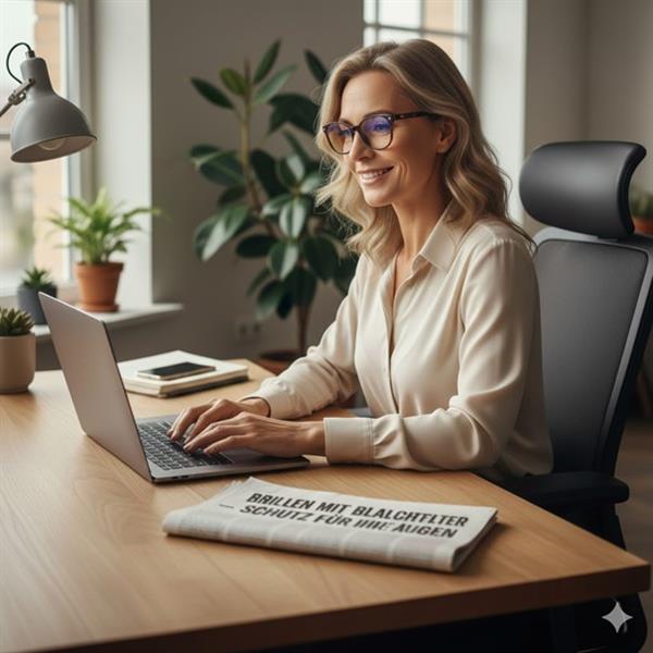 Bild: Produktivität & Gesundheit: Wie Blaulichtfilter die Augen schonen und Konzentration fördern können