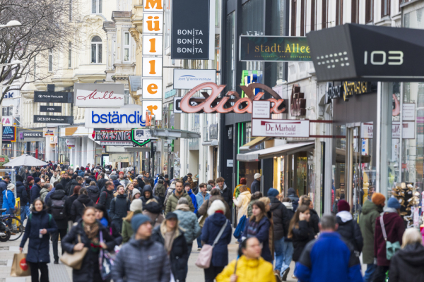Bild: Stimmung im Einzelhandel und bei Konsumenten verhalten
