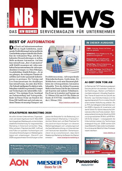 Cover: NEW BUSINESS News - 03-04/2026