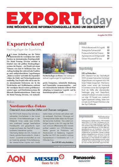 Cover: EXPORT today online - 04/2026