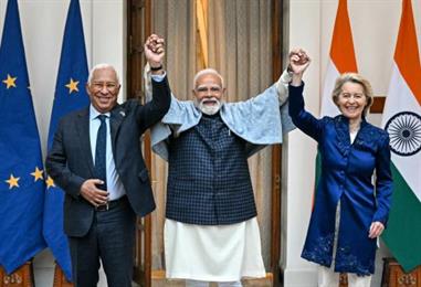 Bild: EU und Indien besiegelten historisches Handelsabkommen