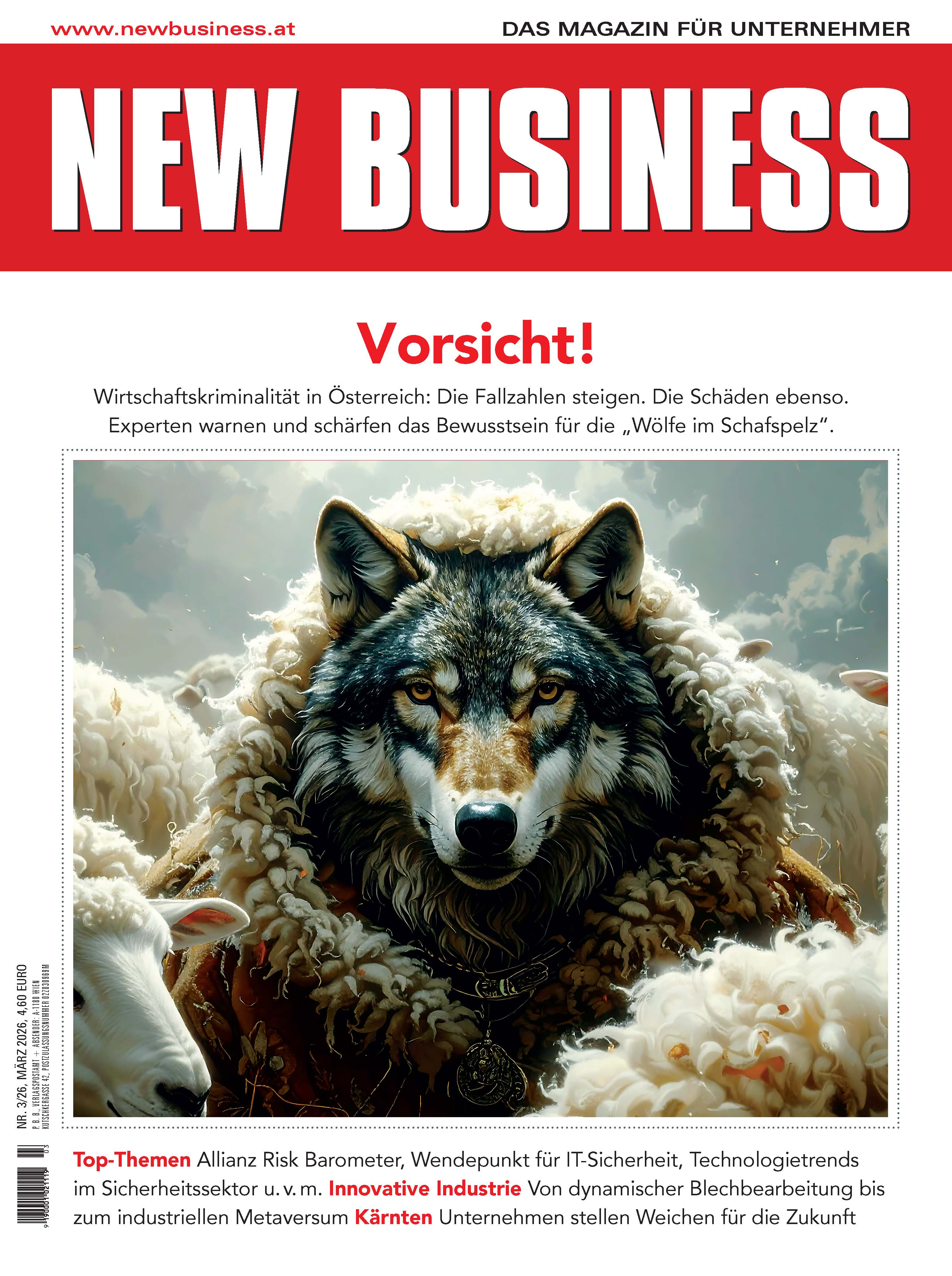 Cover: NEW BUSINESS - NR. 3, MÄRZ 2026