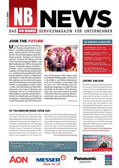 Cover: NEW BUSINESS News - 13-14/2026