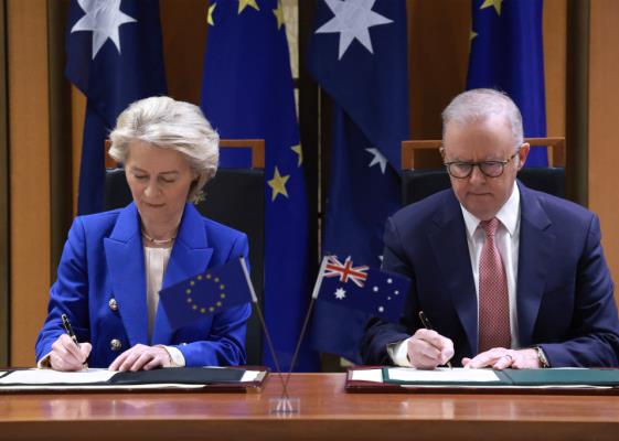 Bild: EU und Australien einigen sich auf Freihandelsabkommen