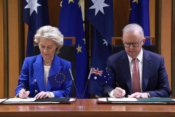 Bild: EU und Australien einigen sich auf Freihandelsabkommen