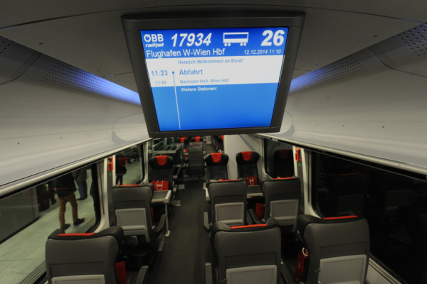 Bild: Flugreise ab Wien und Anreise via Bahn korrelieren gut