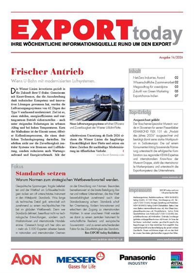 Cover: EXPORT today online - 16/2026