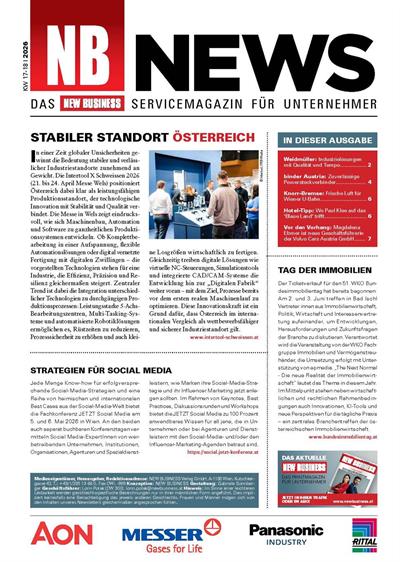 Cover: NEW BUSINESS News - 17-18/2026