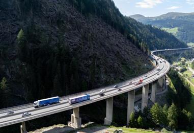Bild: Brenner erneut stärker Transit-belastet als gesamte Schweiz