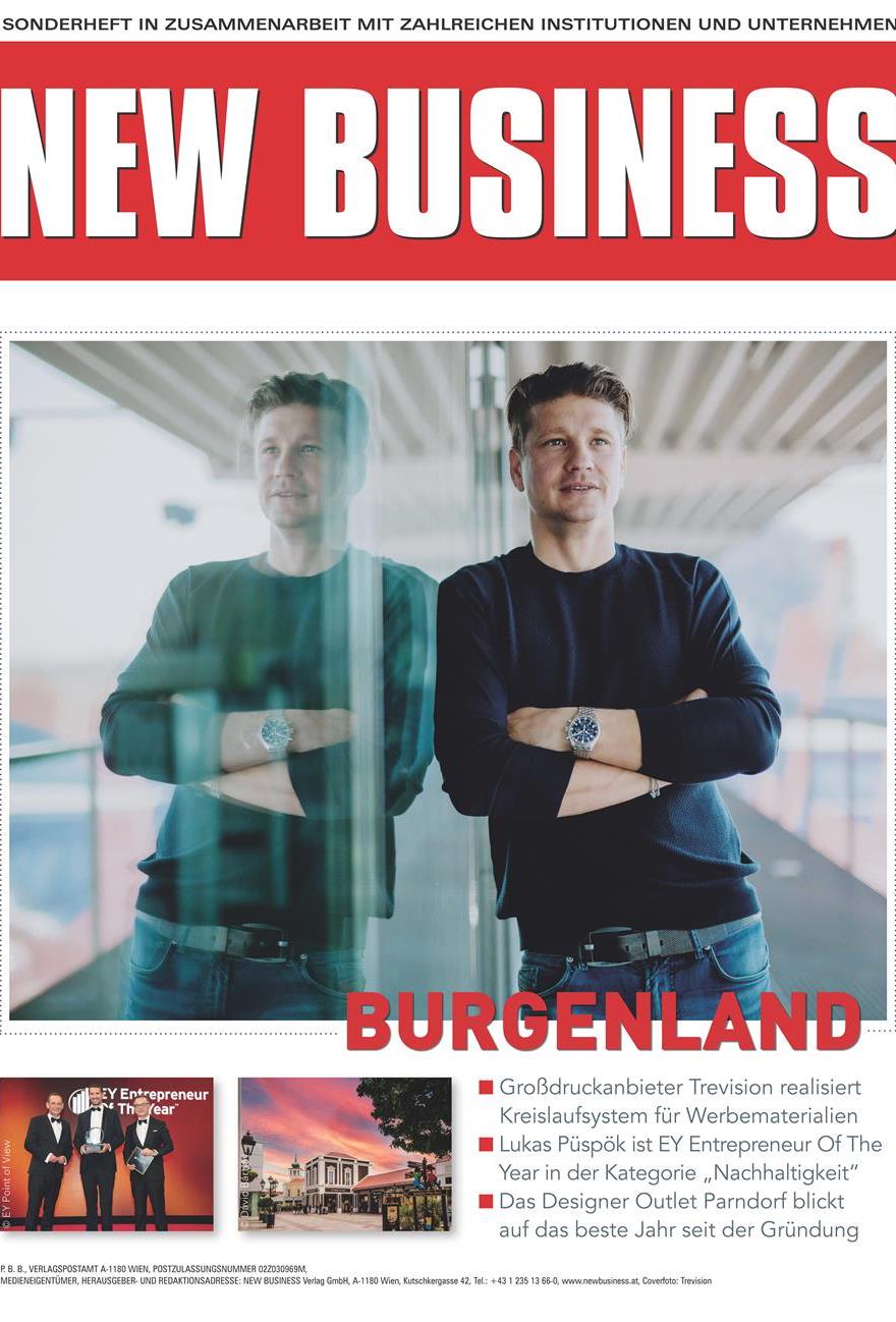 Cover: NEW BUSINESS Bundeslandspecial - BURGENLAND 2026