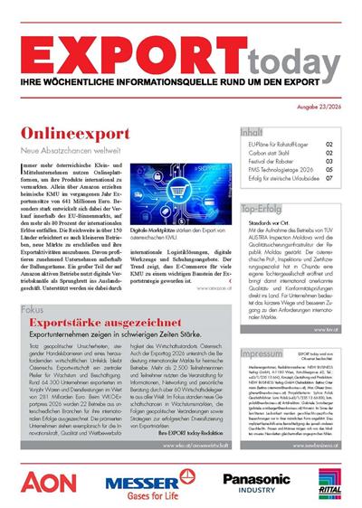 Cover: EXPORT today online - 23/2026