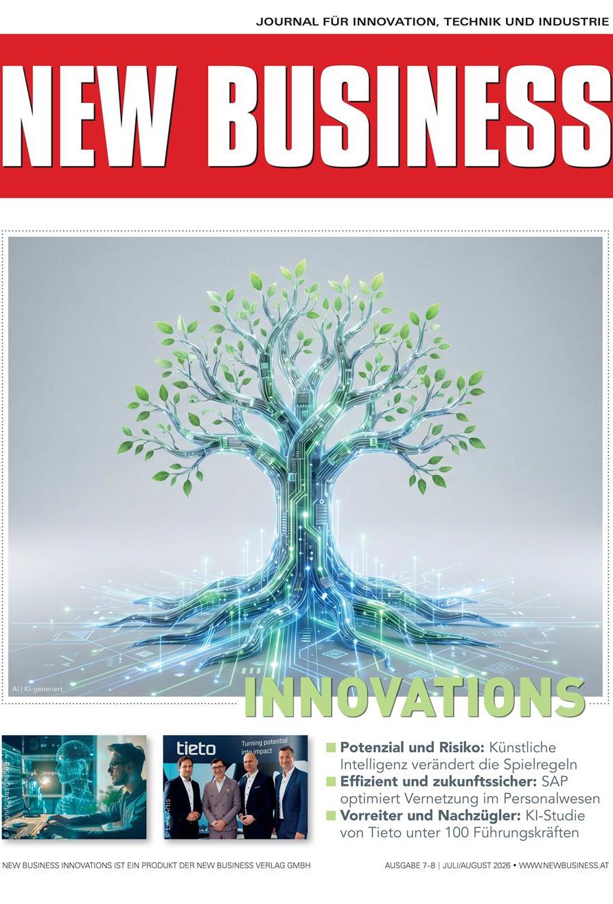 Cover: NEW BUSINESS Innovations - NR. 07/08, JULI/AUGUST 2026
