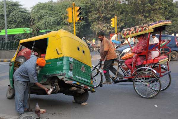 Bild: Neu Delhi zahlt Prämie für Umstieg auf elektrische Tuk-Tuks