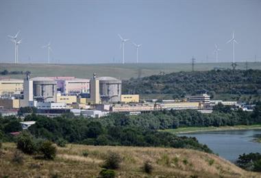 Bild: Rumänien schaltet AKW Cernavoda wegen Donau-Niedrigwasser ab