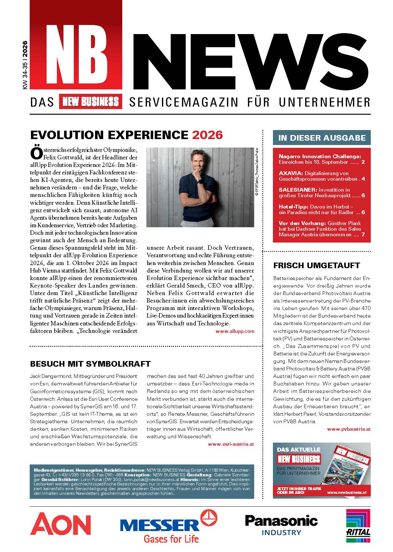 Cover: NEW BUSINESS News - 34-35/2026