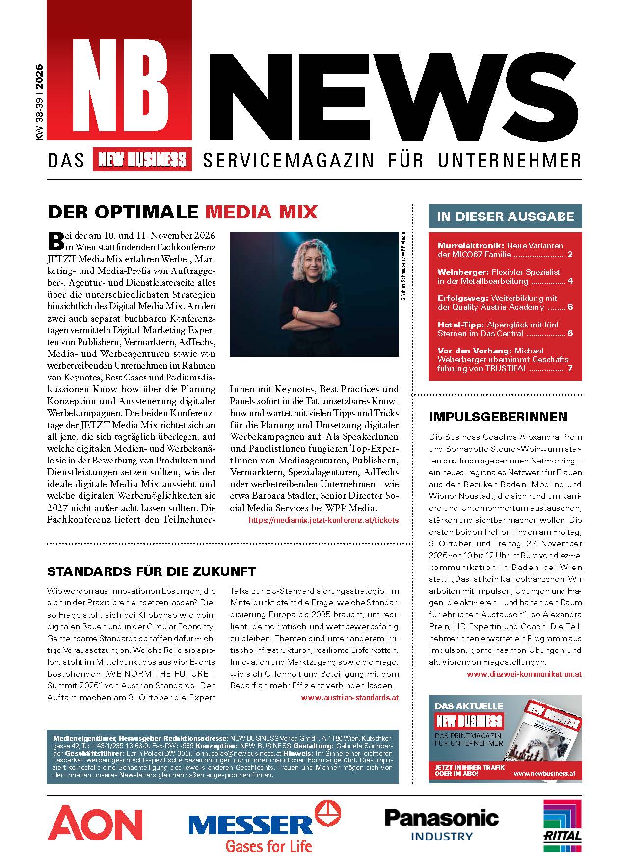Cover: NEW BUSINESS News - 38-39/2026