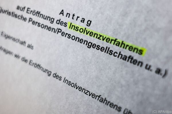 Bild: Firmenpleiten heuer nach neun Monaten auf Vorjahresniveau
