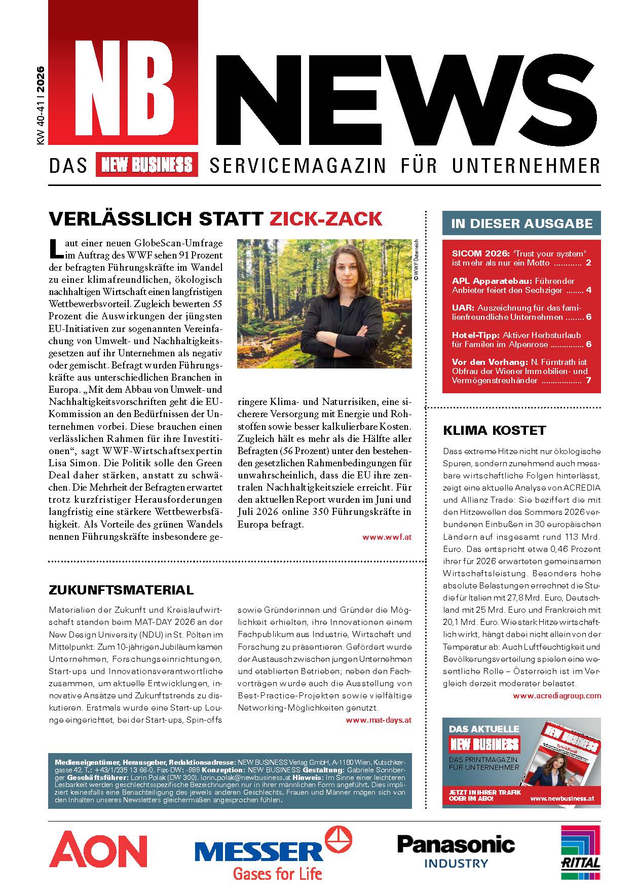 Cover: NEW BUSINESS News - 40-41/2026