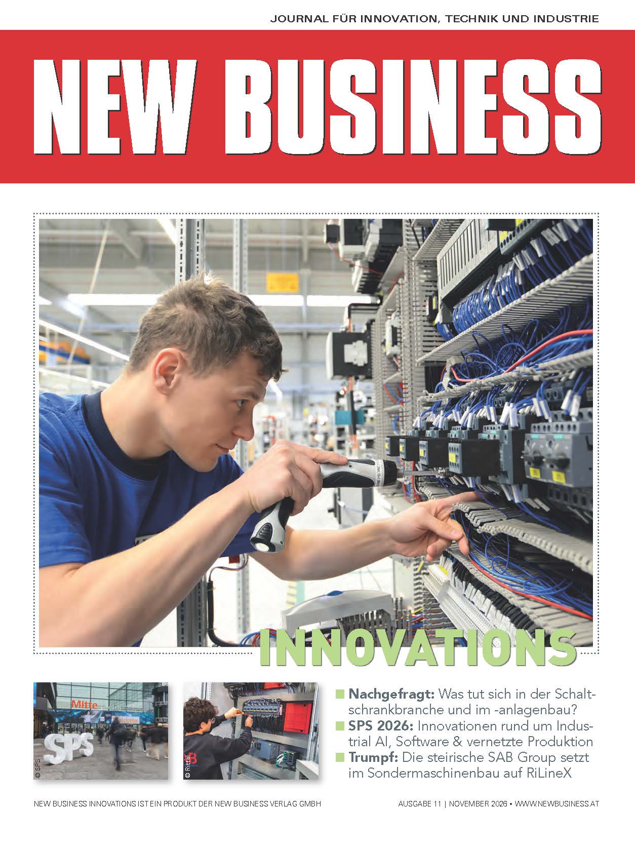 Cover: NEW BUSINESS Innovations - NR.11, NOVEMBER 2026