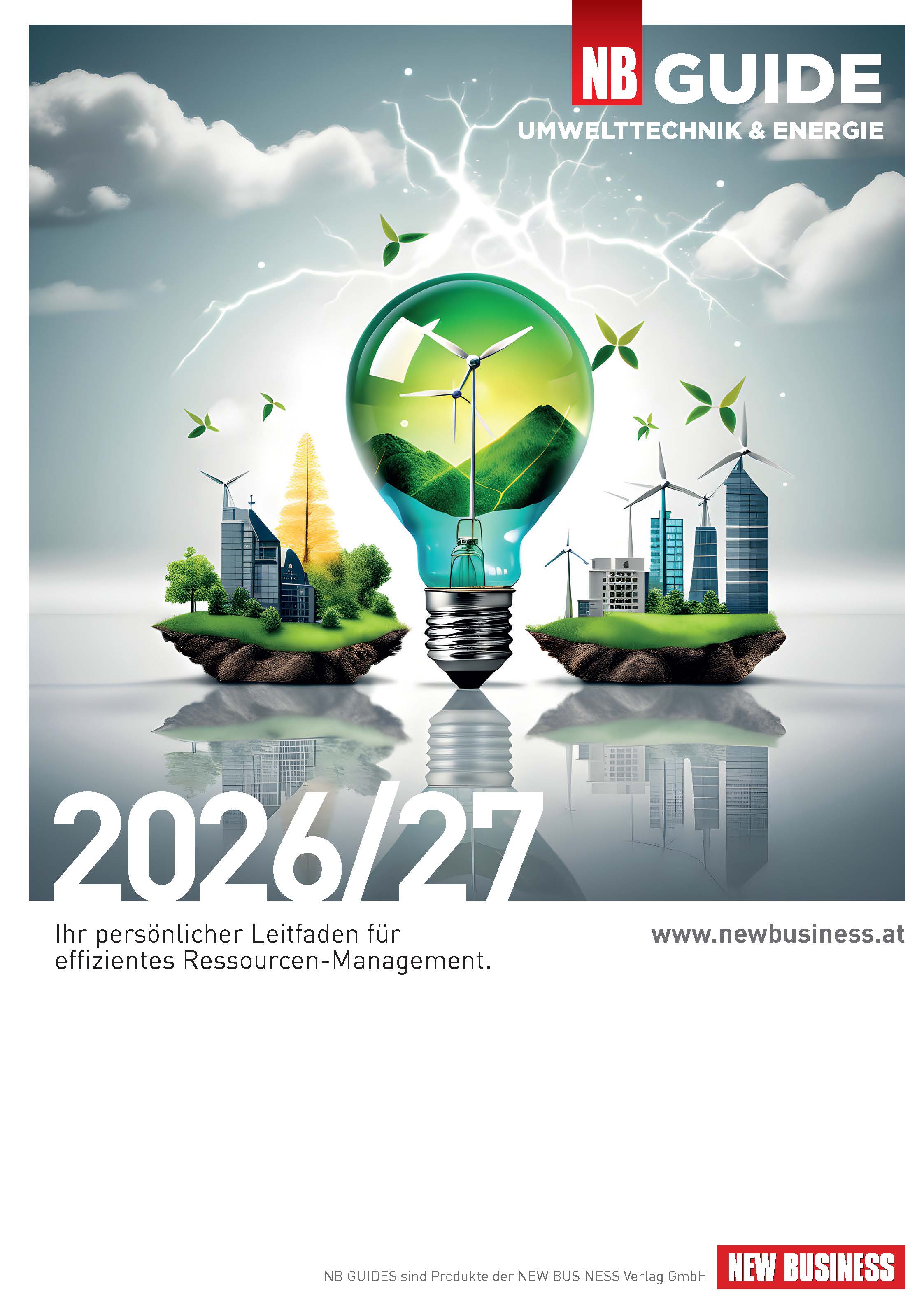 Cover: NEW BUSINESS Guides - UMWELTTECHNIK- & ENERGIE-GUIDE 2026/27